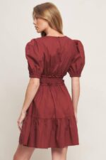 Casey Ruffle Waist Fit And Flare Dress - Image 4