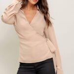 Haven Long Sleeve Wrap Top
