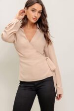 Haven Long Sleeve Wrap Top