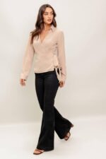 Haven Long Sleeve Wrap Top - Image 2