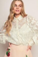 Leslie 3D Print Long Sleeve Button Up Shirt - Image 5