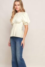 Bobbi Puff Sleeve Top - Image 2