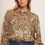 Leopard Print Button Up Shirt