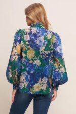 Cecilla Bow Neck Button Down Shirt - Image 2