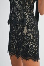 Julia Lace Dress with Cut Out Back - Image 3