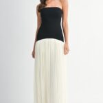 Candace ColourBlock Off Shoulder Dress