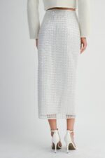 Melissa Sequin Wrap Midi Skirt - Image 2