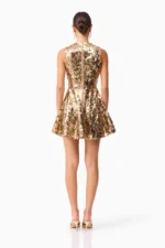 Noelle Sequin Mini Dress - Image 3
