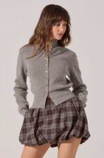 Toini Pleated Bubble Hem Skort - Image 3