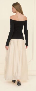 Dana Long Sleeve Off Shoulder Dress - Image 2