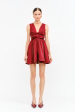 Noah Bow Front Mini Dress