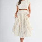 Esme Pleated front Skirt Set
