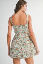 Madison Floral Mini Dress - Image 3