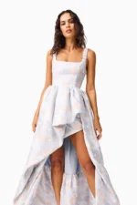 Fiorella Jacquard Gown - Image 3