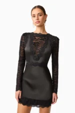 Margot Long Sleeve Mini Dress - Image 3