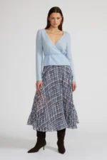 TALIA PLEATED MIDI SKIRT