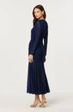 Yasmine Ruched Long Sleeve Dress - Image 2