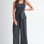 Hope Stripe Pants Set