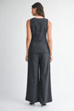 Hope Stripe Pants Set - Image 4