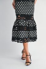 Tamera Polka Dot Midi Dress - Image 4