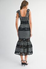 Tamera Polka Dot Midi Dress - Image 3