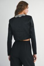 Dina Embellish Long Sleeve Top - Image 3