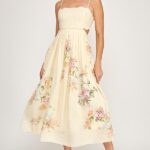 Vicky Floral Midi Dress