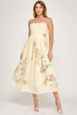 Vicky Floral Midi Dress