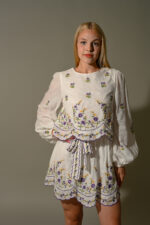 Emilia Embroidery Detail Skirt Set - Image 4
