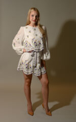 Emilia Embroidery Detail Skirt Set