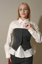 Lexi Corset Collar Shirt