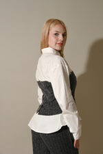 Lexi Corset Collar Shirt - Image 2