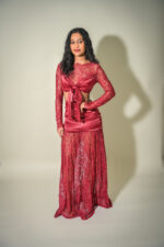 wrapped in lace maxi dress - Image 3