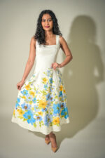 Flowers and Sunshine Midi dress