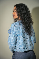Floral Denim Jacket - Image 3