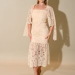 Krissy Lace Midi Dress With Bolero