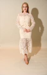 Krissy Lace Midi Dress With Bolero - Image 2