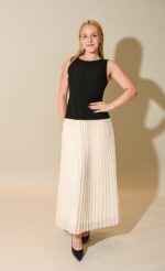 Nadine Pleated Bottom Maxi Dress - Image 3