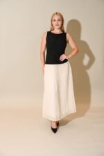 Nadine Pleated Bottom Maxi Dress