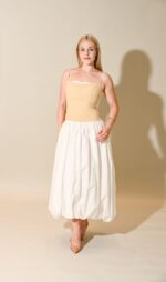 Alya Balloon Bottom Strap Maxi Dress - Image 4