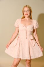 Monika Bow Mini Dress - Image 3