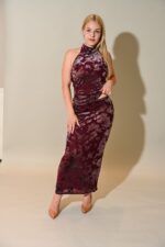 Scarlett Halter Back Maxi Dress - Image 5