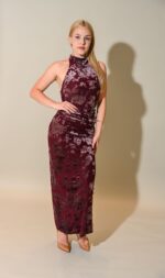 Scarlett Halter Back Maxi Dress