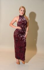 Scarlett Halter Back Maxi Dress - Image 2