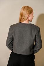 Jasmine Crop Long Sleeve Jacket - Image 4