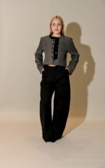 Alexis Wide Leg Pleat Front Pant