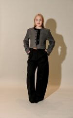 Alexis Wide Leg Pleat Front Pant - Image 3