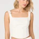 Alexcia Cropped Corset Top