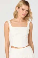Alexcia Cropped Corset Top