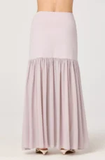 Aloyse Contrast Gathered Maxi Skirt Set - Image 2